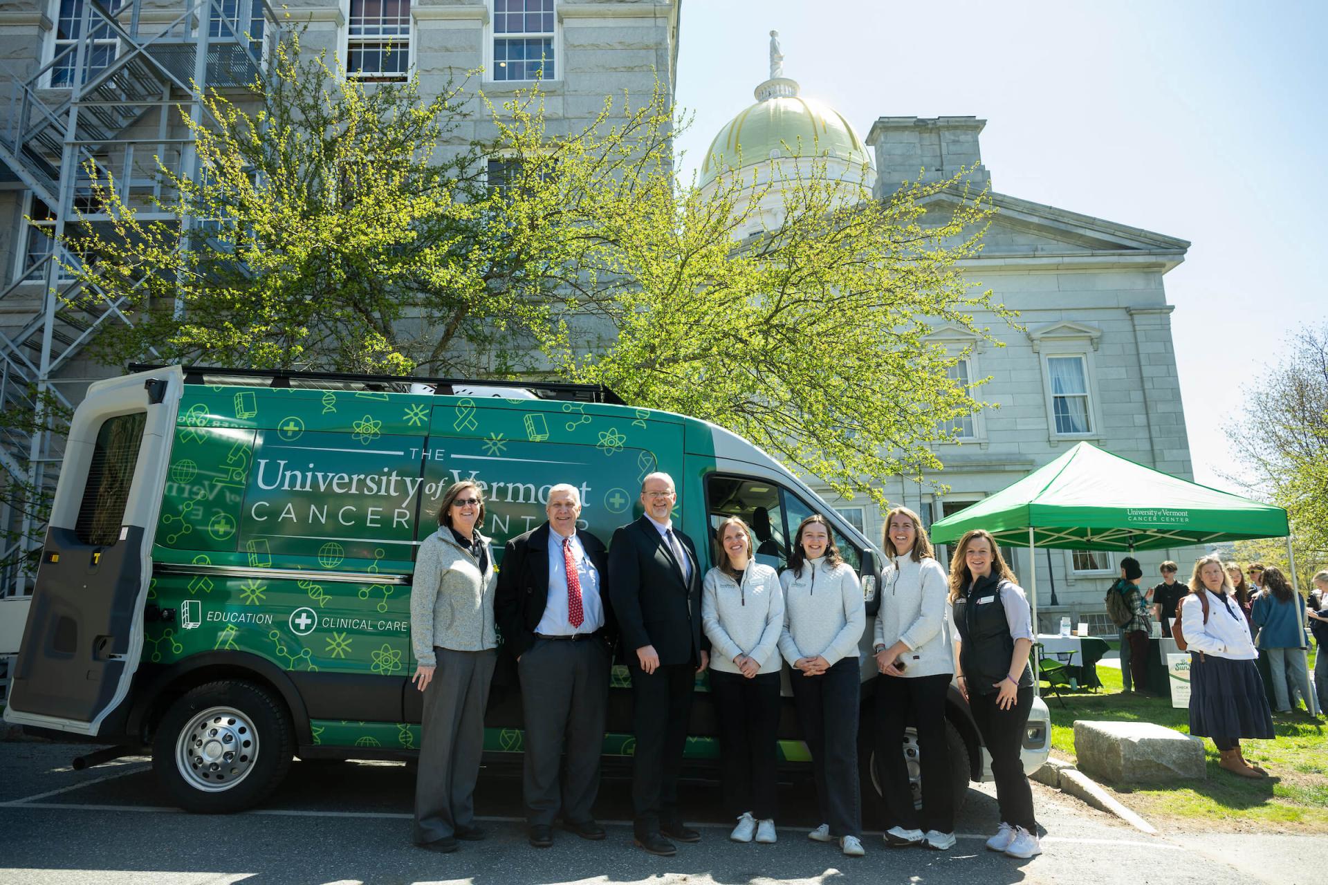Van at VT State House
