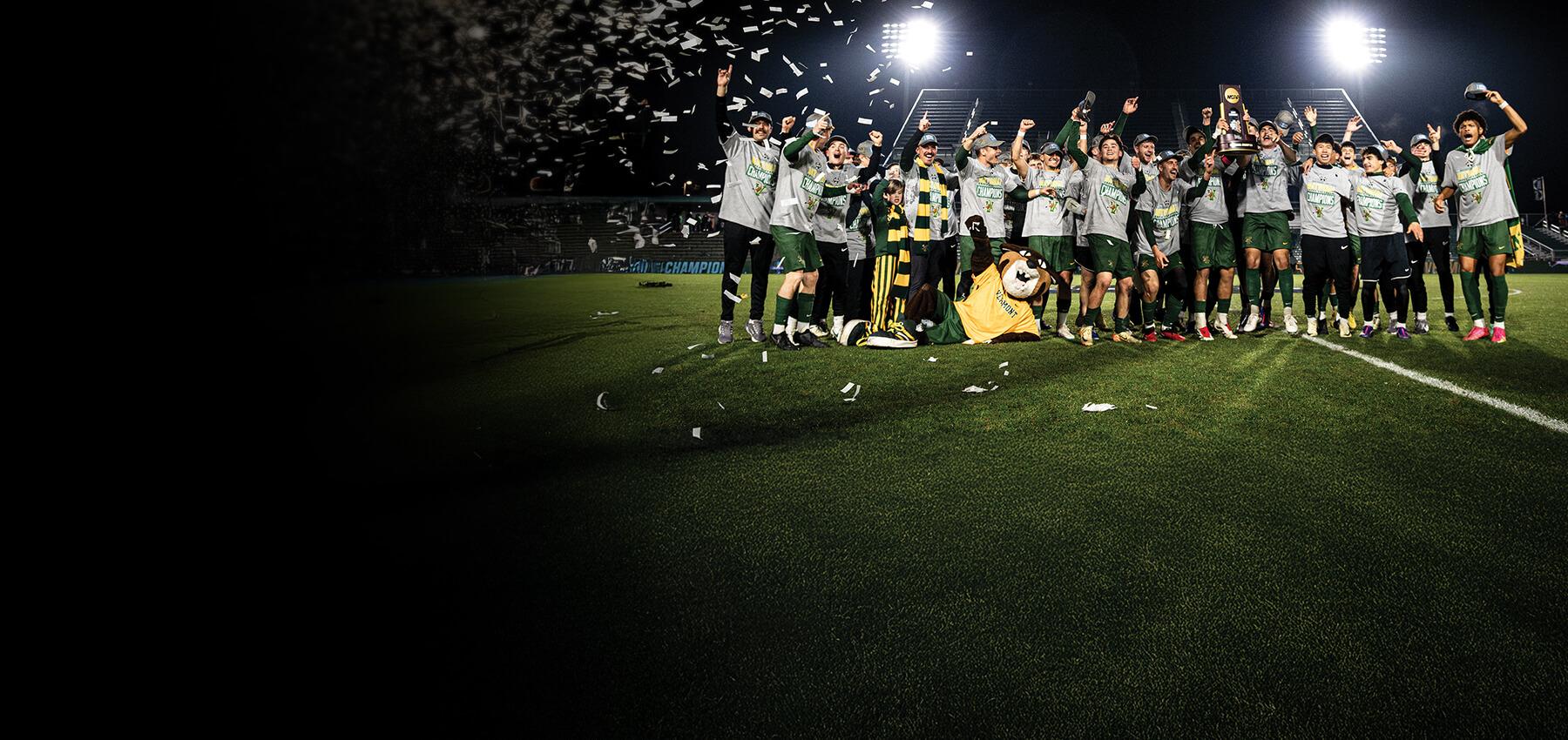 uvm mens soccer cheering