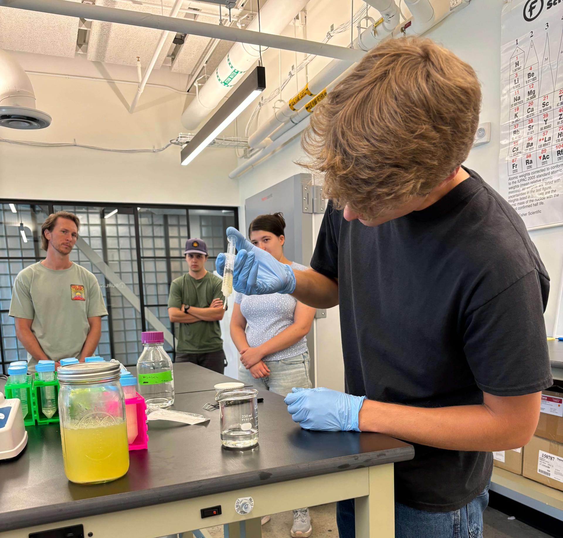 Burlington Bio researchers in the lab