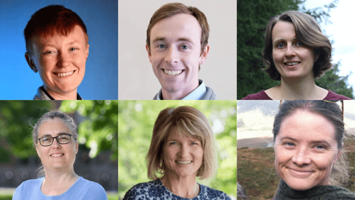 Six headshots of the speakers slated for the summit. 