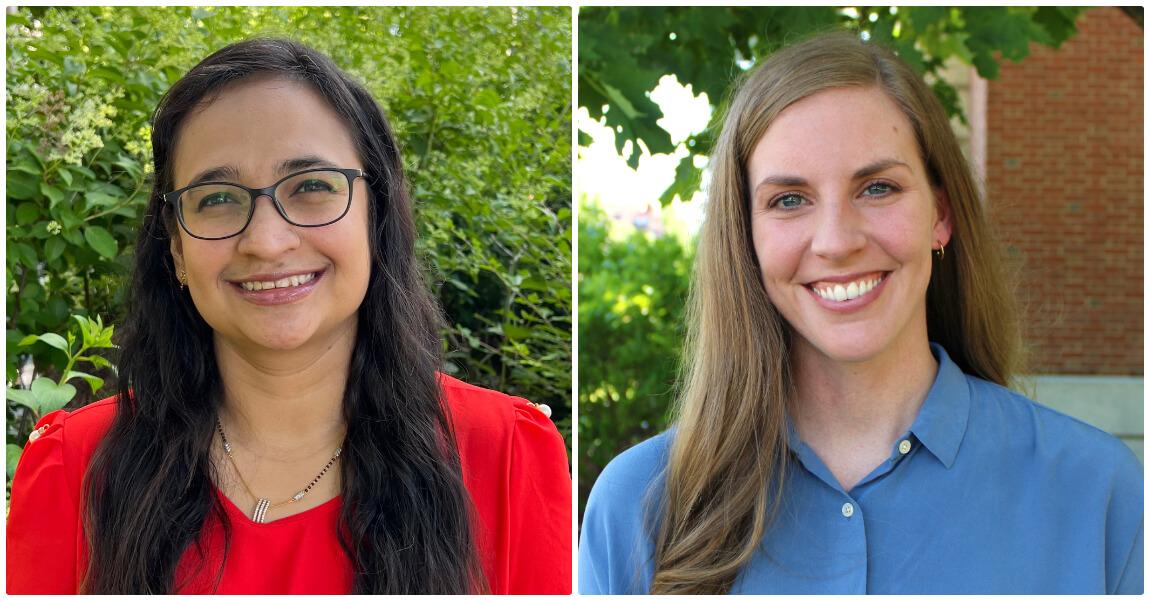 Aishwarya Joshi and Nancy Thacker Darrow