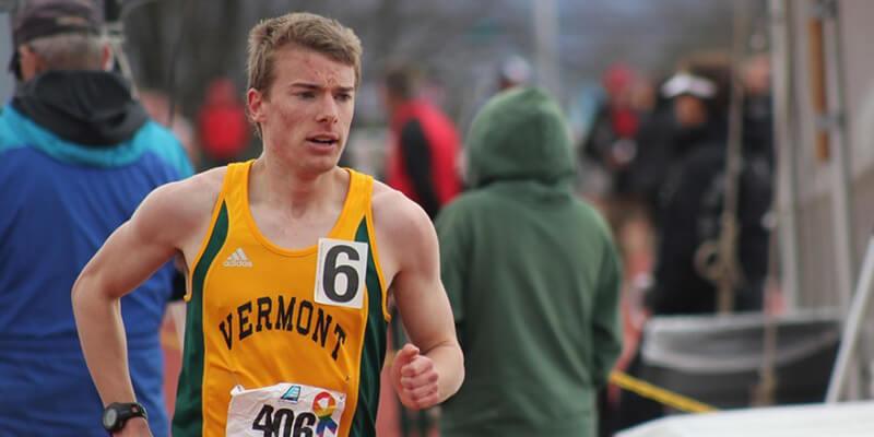 Oliver Scofield runs a long distance race.