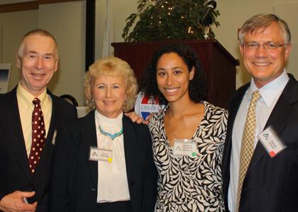 Robert Manning, Fran Minella (former Director of the National Park Service, Rebecca Stanfield McCown, and Randy Virden (Chair of the Awards Committee)